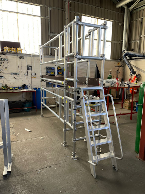 conveyor-bridge-access-platform.jpg A bespoke conveyor bridge access platform