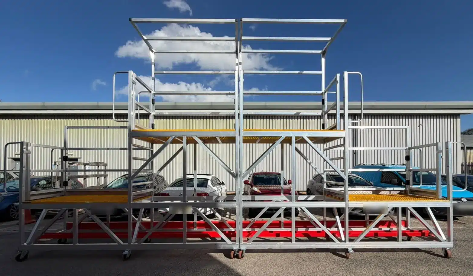Case Study: Train Inspection Staging Re-engineered to Fit a One-Metre Gap